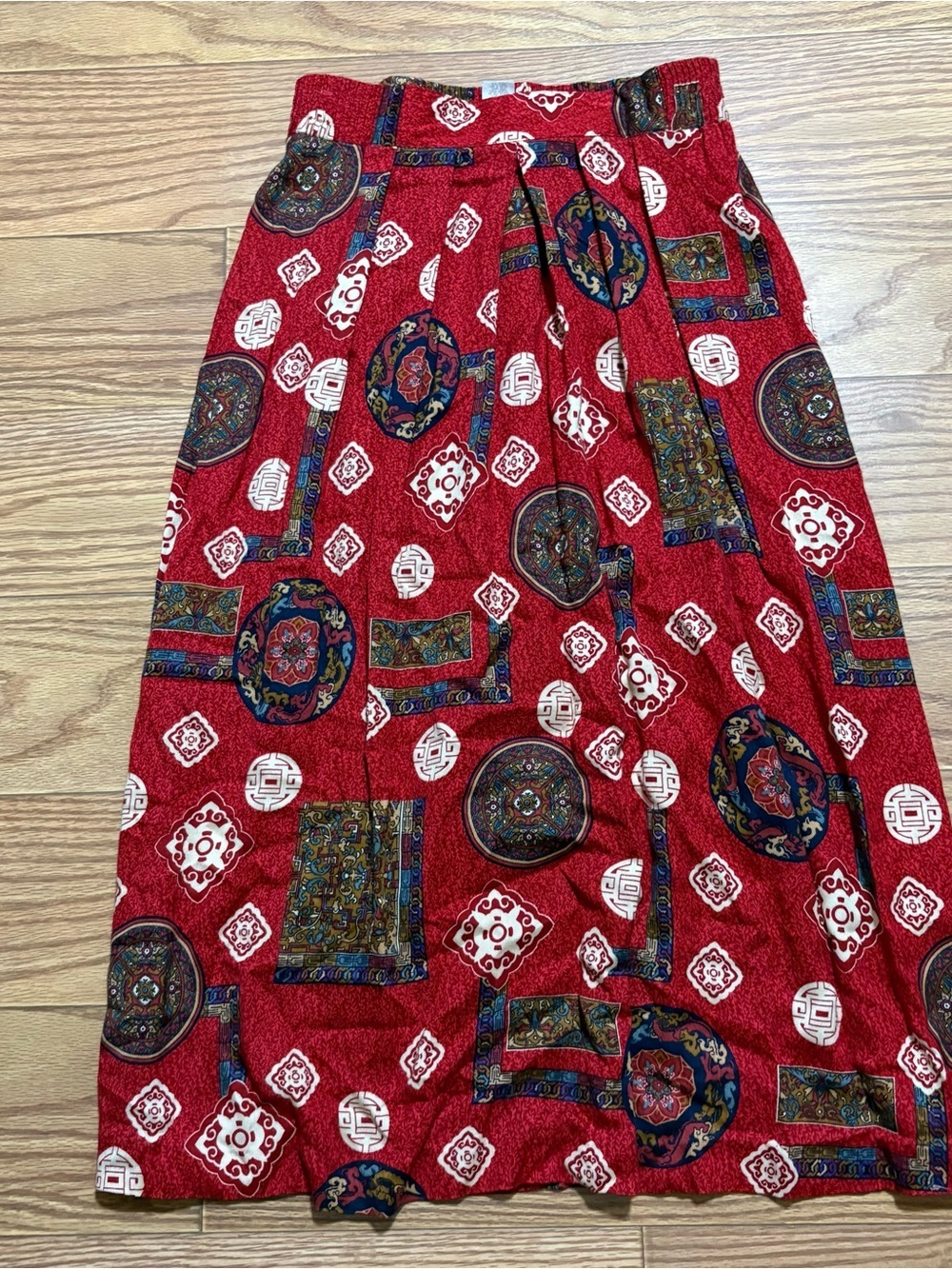 Vintage Norton McNaughton Boho Hippie Flowy Floral Skirt 10